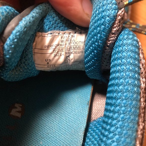 Merrell Women's Falcon Size 8 Hiking Shoes Running - Picture 11 of 12